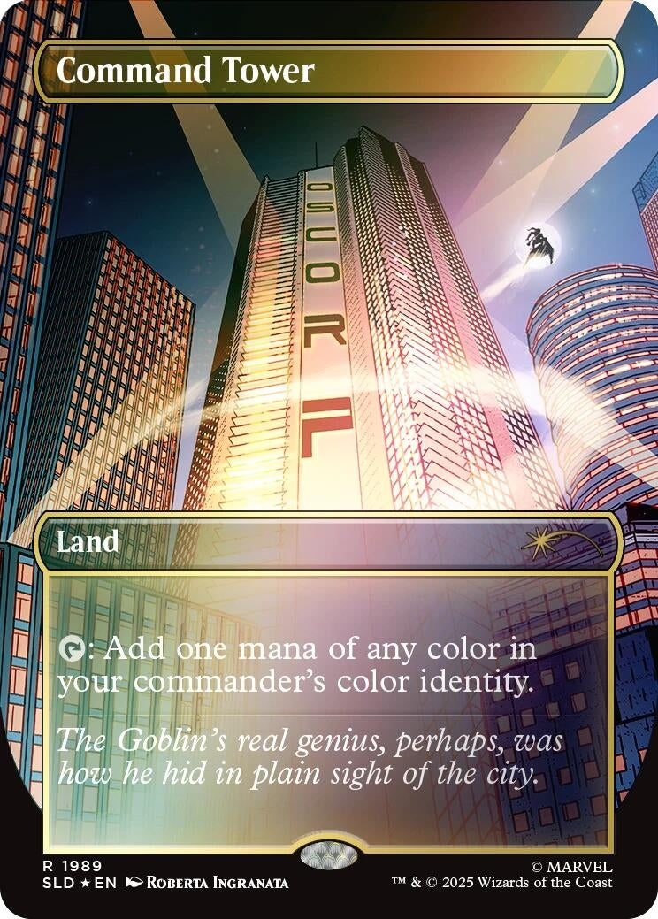 Image for Command Tower (1989) (Rainbow Foil) (1989) [Secret Lair Drop Series] - Magic: The Gathering