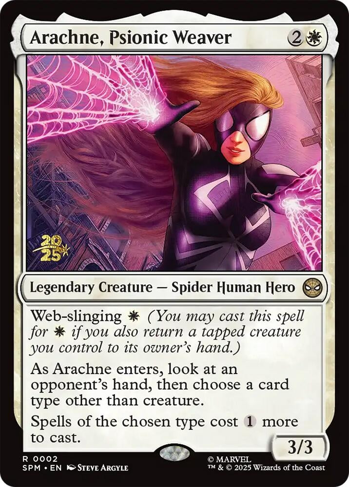Image for Arachne, Psionic Weaver (2) [Prerelease Cards] - Magic: The Gathering
