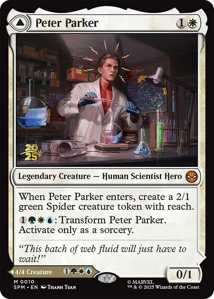 Image for Peter Parker (10) [Prerelease Cards] - Magic: The Gathering
