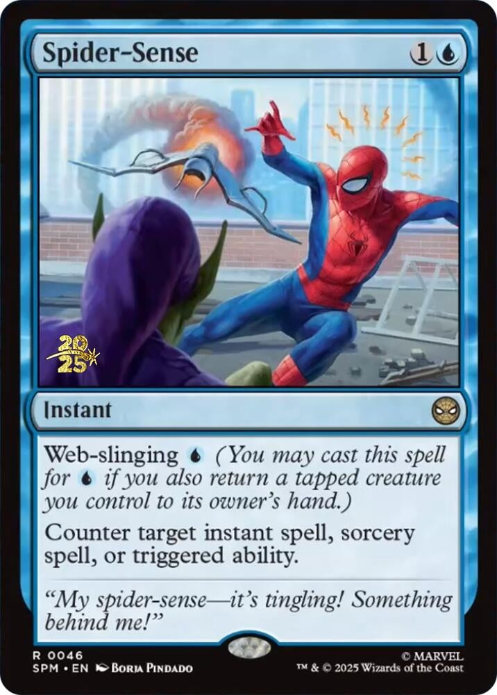 Image for Spider-Sense (46) [Prerelease Cards] - Magic: The Gathering