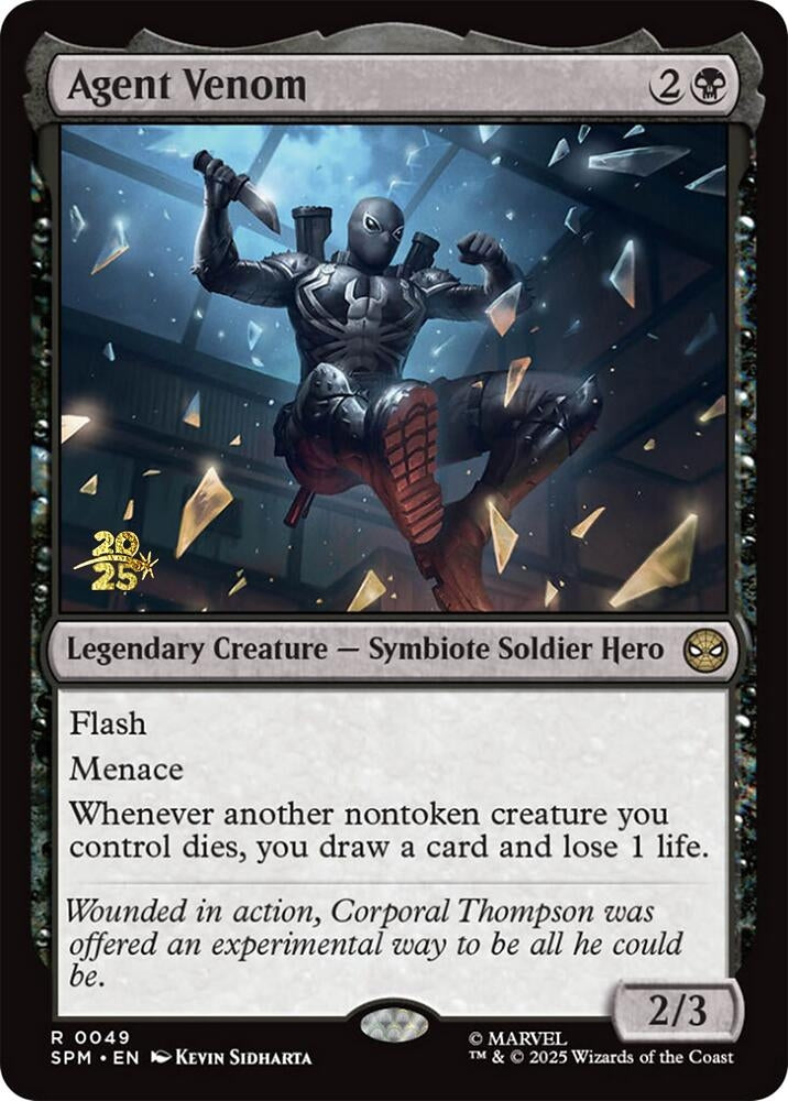 Image for Agent Venom (49) [Prerelease Cards] - Magic: The Gathering