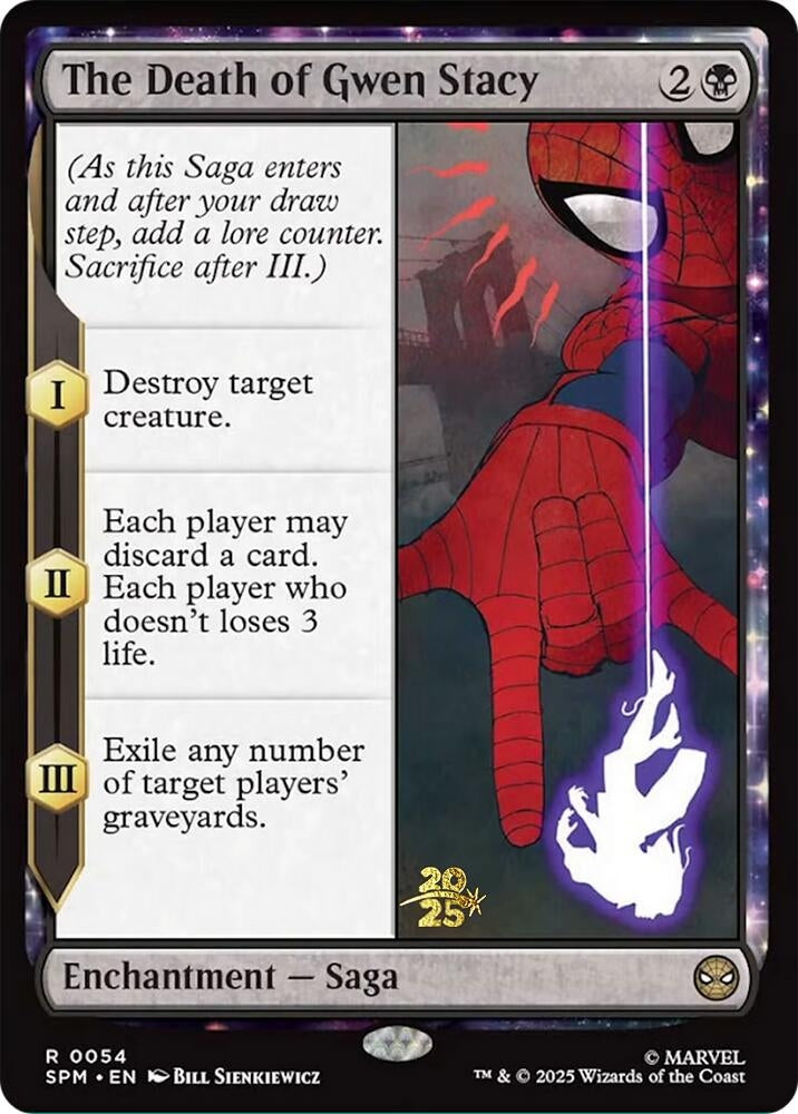 Image for The Death of Gwen Stacy (54) [Prerelease Cards] - Magic: The Gathering