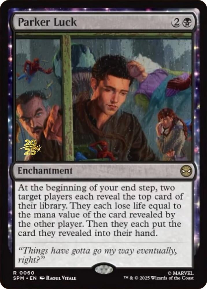 Image for Parker Luck (60) [Prerelease Cards] - Magic: The Gathering
