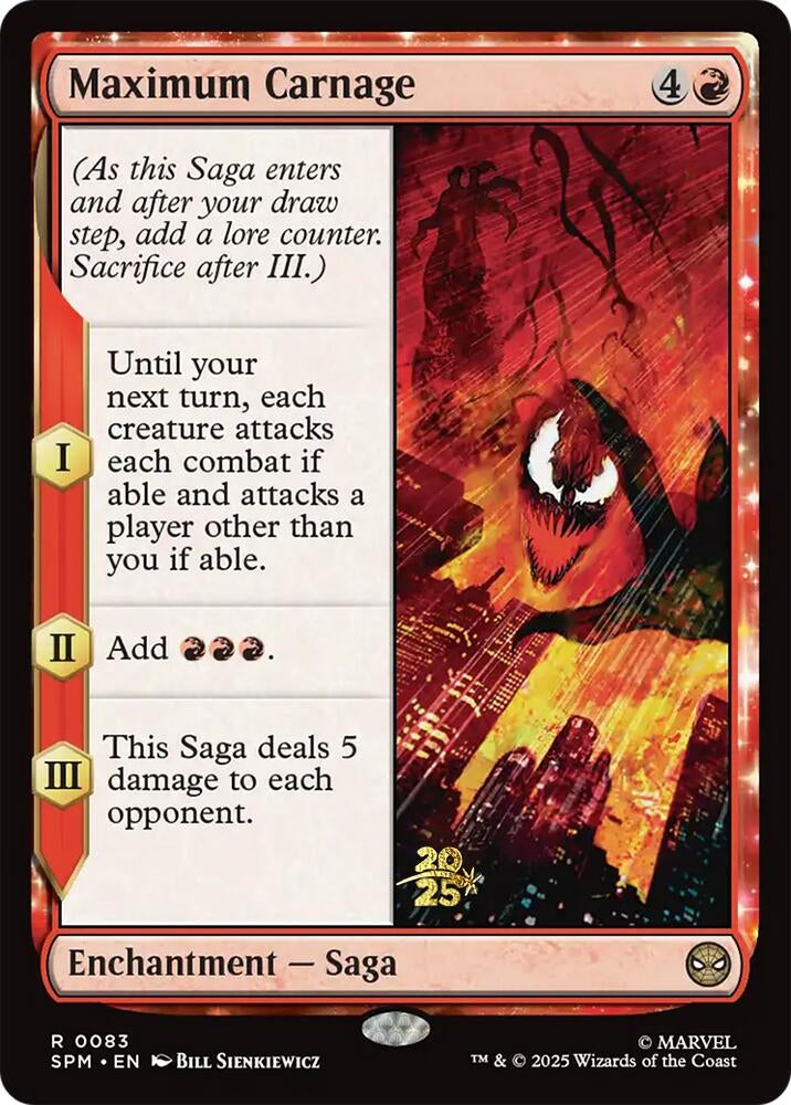 Image for Maximum Carnage (83) [Prerelease Cards] - Magic: The Gathering