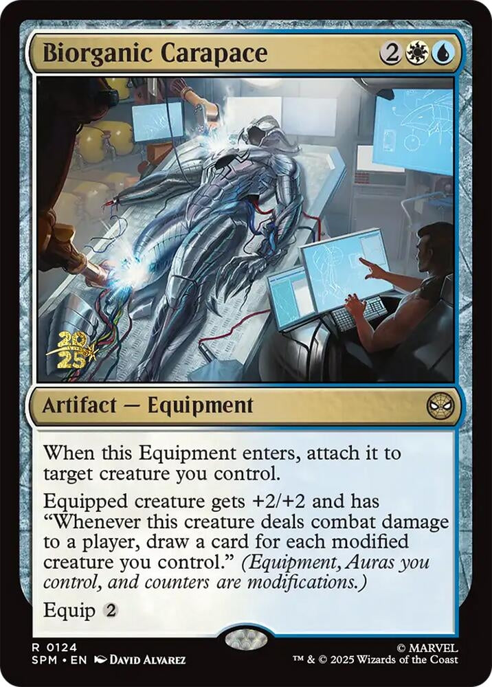 Image for Biorganic Carapace (124) [Prerelease Cards] - Magic: The Gathering