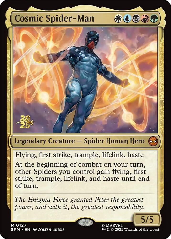 Image for Cosmic Spider-Man (127) [Prerelease Cards] - Magic: The Gathering