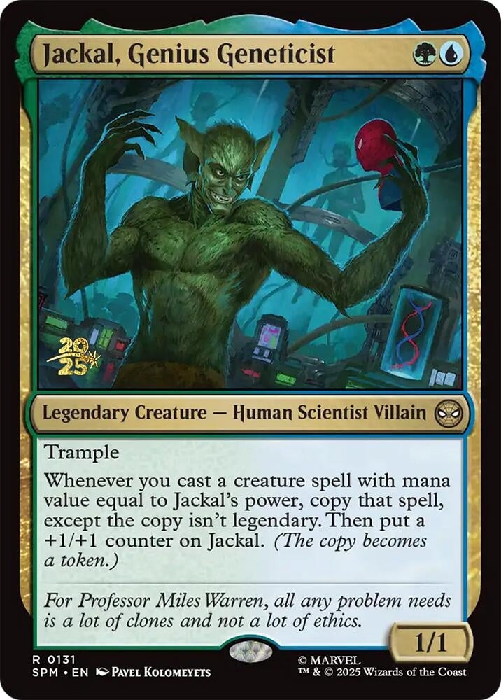 Image for Jackal, Genius Geneticist (131) [Prerelease Cards] - Magic: The Gathering