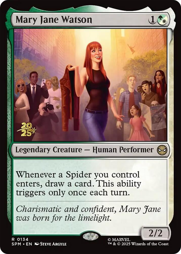 Image for Mary Jane Watson (134) [Prerelease Cards] - Magic: The Gathering