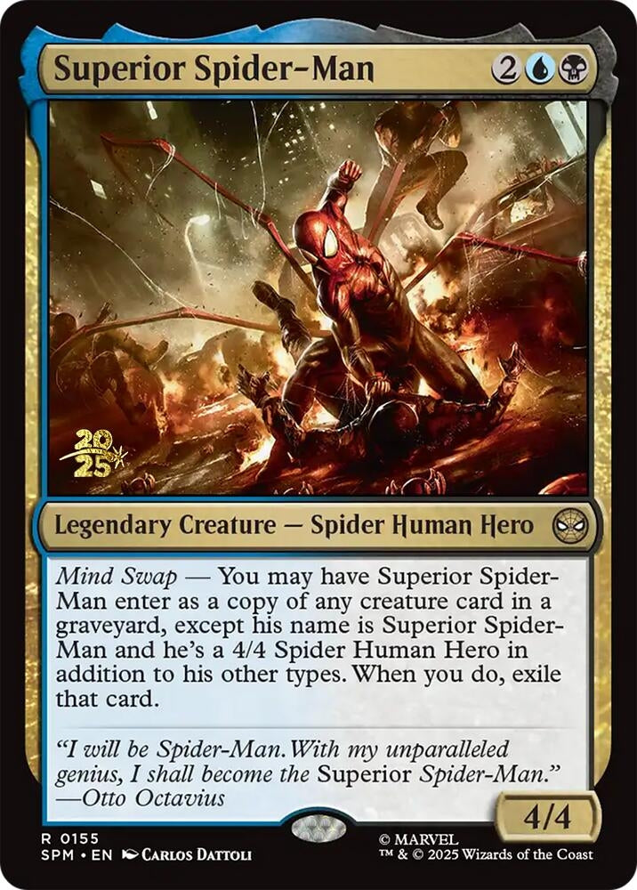 Image for Superior Spider-Man (155) [Prerelease Cards] - Magic: The Gathering