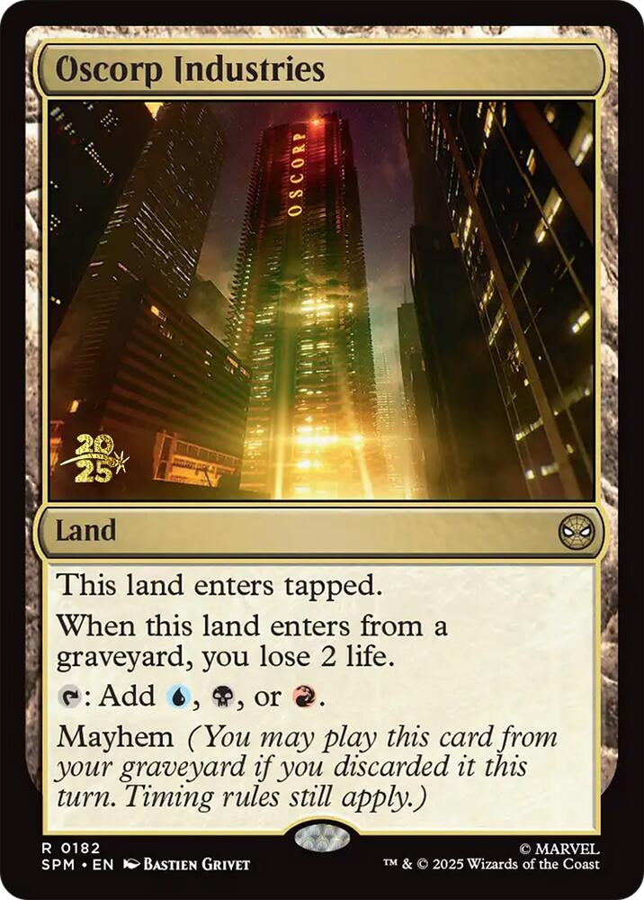 Image for Oscorp Industries (182) [Prerelease Cards] - Magic: The Gathering