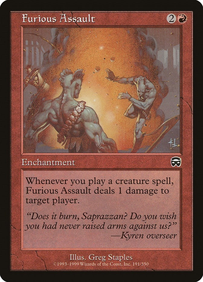 Image for Furious Assault (191) [Mercadian Masques] - Magic: The Gathering