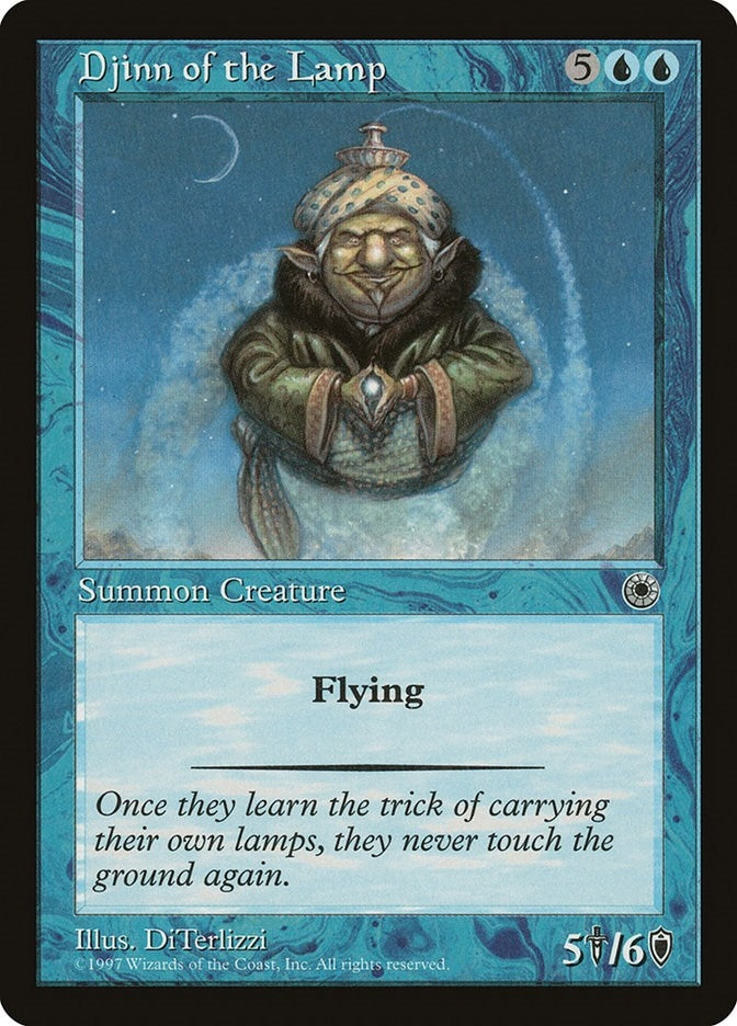 Image for Djinn of the Lamp [Portal] - Magic: The Gathering