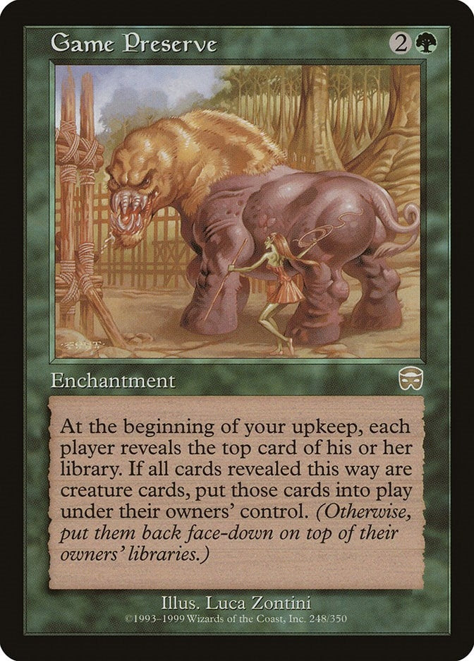 Image for Game Preserve (248) [Mercadian Masques] - Magic: The Gathering