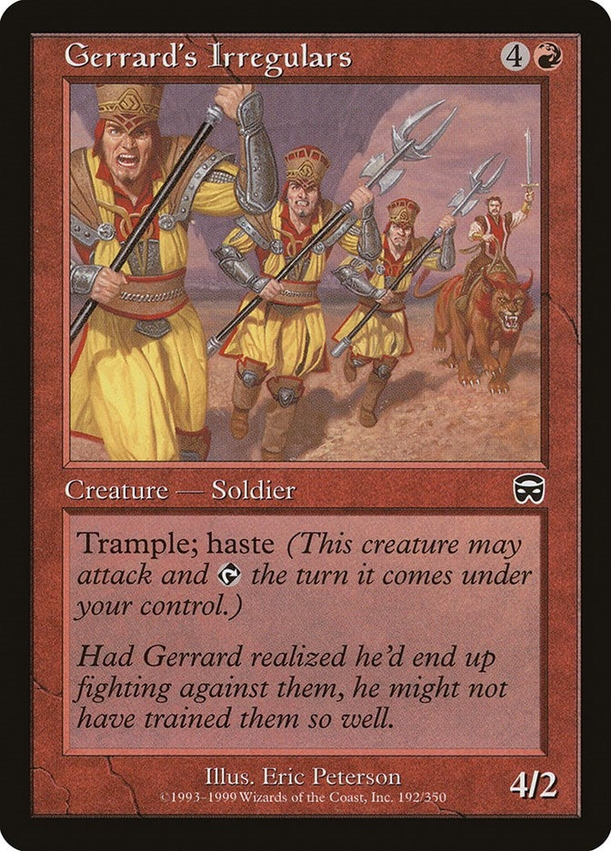 Image for Gerrard's Irregulars (192) [Mercadian Masques] - Magic: The Gathering