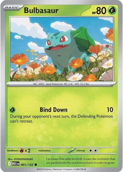 Image for Bulbasaur (001/132) [ME01: Mega Evolution] - Pokemon