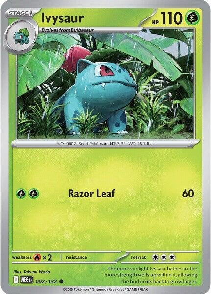 Image for Ivysaur (002/132) [ME01: Mega Evolution] - Pokemon