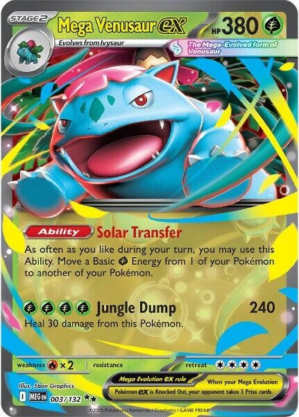 Image for Mega Venusaur ex (003/132) [ME01: Mega Evolution] - Pokemon