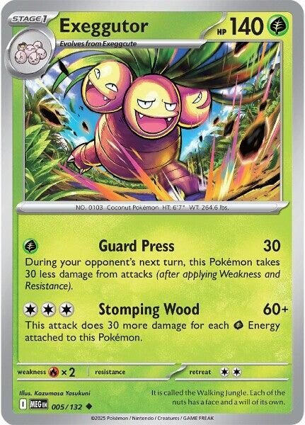 Image for Exeggutor (005/132) [ME01: Mega Evolution] - Pokemon