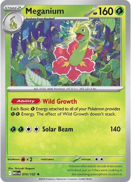 Image for Meganium (010/132) [ME01: Mega Evolution] - Pokemon