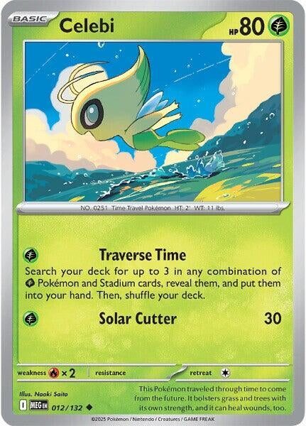 Image for Celebi (012/132) [ME01: Mega Evolution] - Pokemon