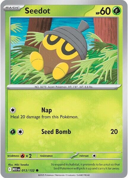 Image for Seedot (013/132) [ME01: Mega Evolution] - Pokemon