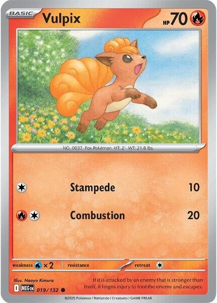 Image for Vulpix (019/132) [ME01: Mega Evolution] - Pokemon