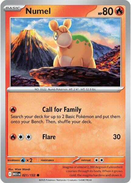 Image for Numel (021/132) [ME01: Mega Evolution] - Pokemon