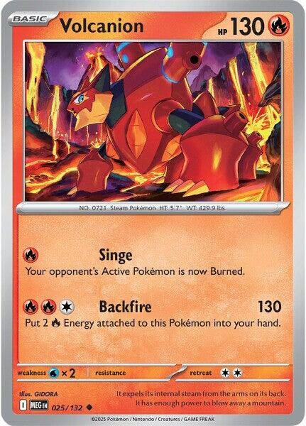 Image for Volcanion (025/132) [ME01: Mega Evolution] - Pokemon