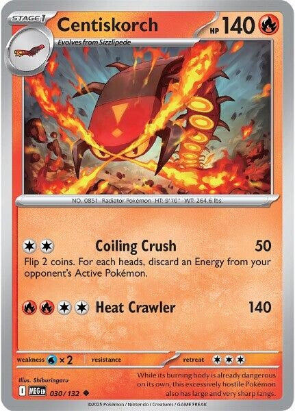 Image for Centiskorch (030/132) [ME01: Mega Evolution] - Pokemon