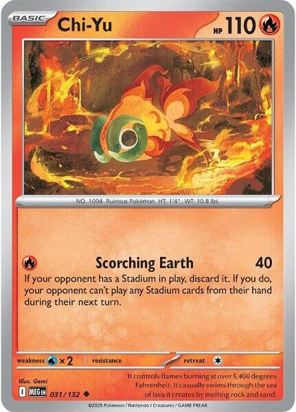 Image for Chi-Yu (031/132) [ME01: Mega Evolution] - Pokemon