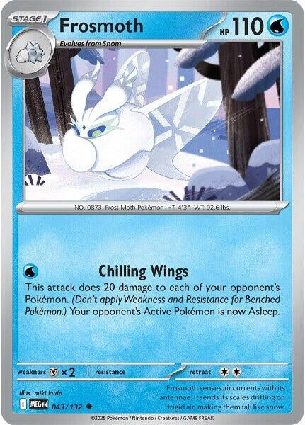 Image for Frosmoth (043/132) [ME01: Mega Evolution] - Pokemon