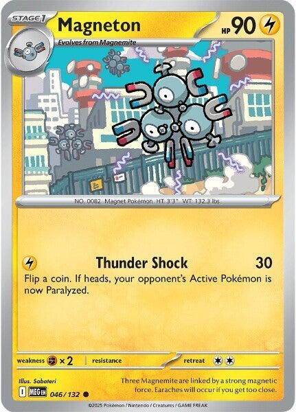 Image for Magneton (046/132) [ME01: Mega Evolution] - Pokemon