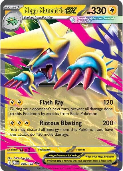 Mega Manectric ex (050/132) [ME01: Mega Evolution]