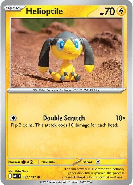Image for Helioptile (052/132) [ME01: Mega Evolution] - Pokemon