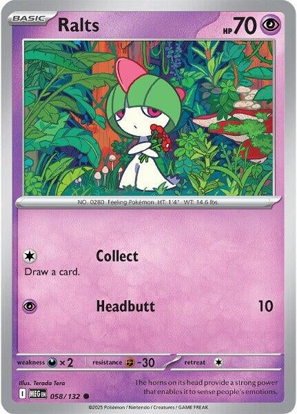 Image for Ralts (058/132) [ME01: Mega Evolution] - Pokemon