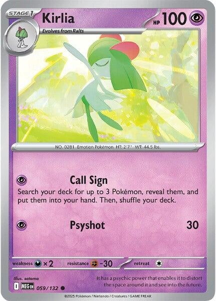 Image for Kirlia (059/132) [ME01: Mega Evolution] - Pokemon