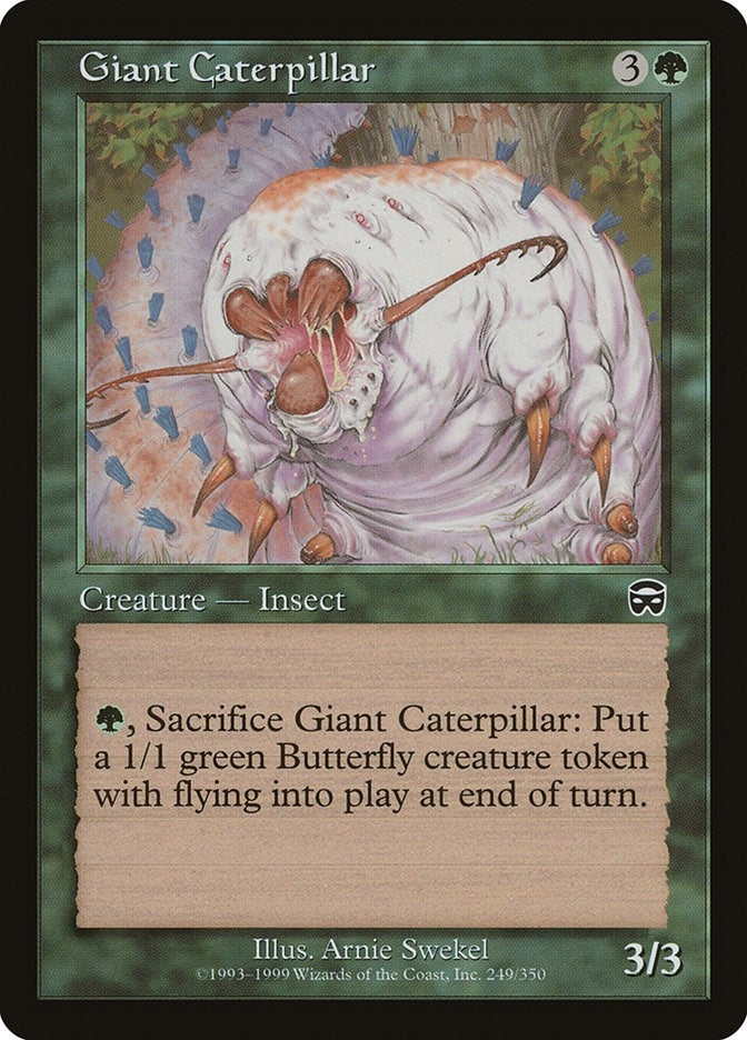 Image for Giant Caterpillar (249) [Mercadian Masques] - Magic: The Gathering