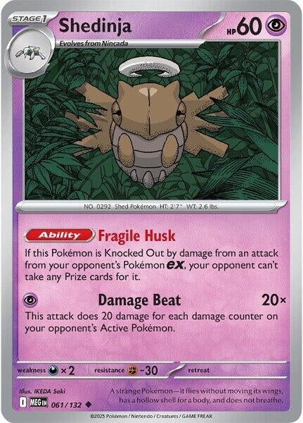 Image for Shedinja (061/132) [ME01: Mega Evolution] - Pokemon