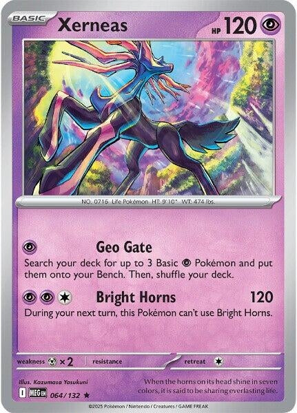 Image for Xerneas (064/132) [ME01: Mega Evolution] - Pokemon