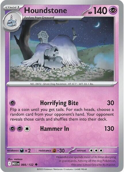 Houndstone (066/132) [ME01: Mega Evolution]