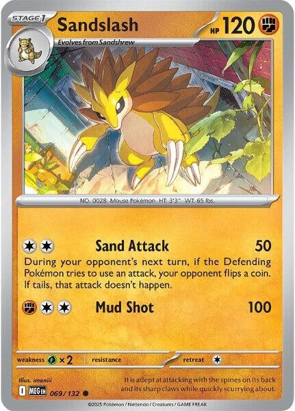 Image for Sandslash (069/132) [ME01: Mega Evolution] - Pokemon