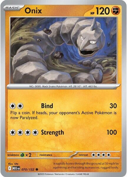 Image for Onix (070/132) [ME01: Mega Evolution] - Pokemon