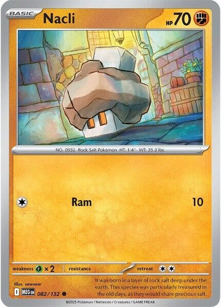 Image for Nacli (082/132) [ME01: Mega Evolution] - Pokemon