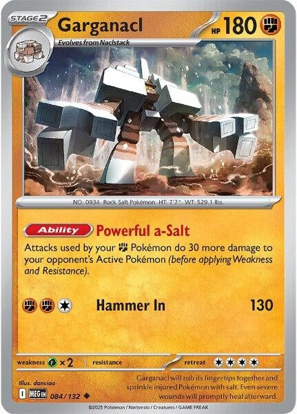 Image for Garganacl (084/132) [ME01: Mega Evolution] - Pokemon