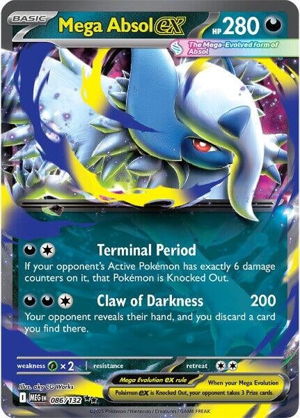 Image for Mega Absol ex (086/132) [ME01: Mega Evolution] - Pokemon