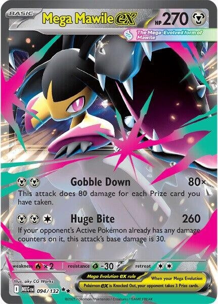 Image for Mega Mawile ex (094/132) [ME01: Mega Evolution] - Pokemon