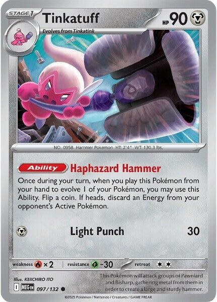 Image for Tinkatuff (097/132) [ME01: Mega Evolution] - Pokemon