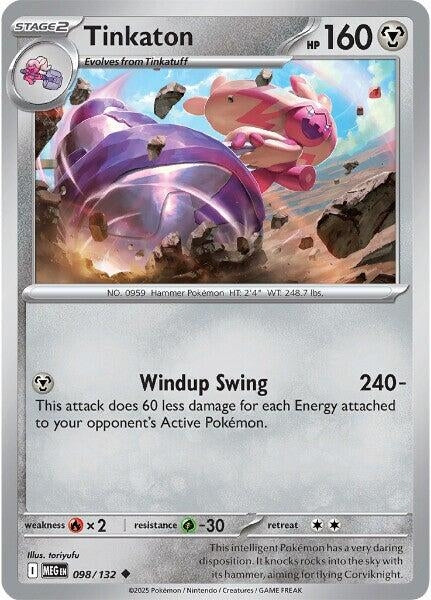 Image for Tinkaton (098/132) [ME01: Mega Evolution] - Pokemon