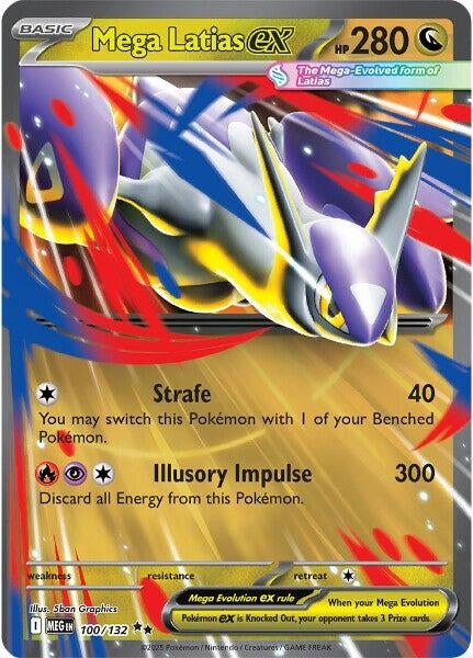 Image for Mega Latias ex (100/132) [ME01: Mega Evolution] - Pokemon
