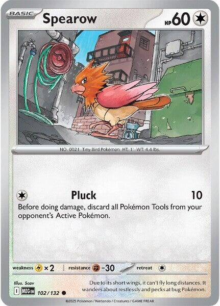 Image for Spearow (102/132) [ME01: Mega Evolution] - Pokemon